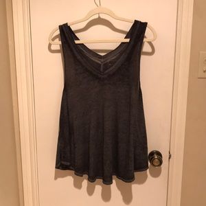 Grey loose tank